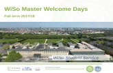 WiSo Master Welcome Days