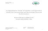 A Quantitative Study of Quality of Experience (QoE) for ...