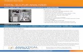 TOTAL SULFUR ANALYZER - Analytical Systems