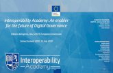 Interoperability Academy: An enabler EUROPEAN COMMISSION ...