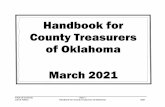 2009 County Treasurers Handbook - OSU Extension