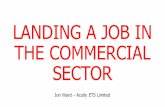 LANDING A JOB IN THE COMMERCIAL SECTOR