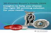 3D Printer Buyer’s Guide 2019 Insights to help you choose ...