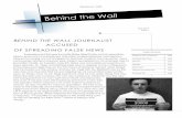 BEHIND THE WALL JOURNALIST ACCUSED OF SPREADING …