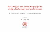 ALICE trigger and computing upgrade: design, technology ...