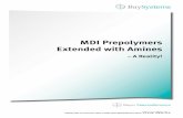 MDI Prepolymers Extended with Amines – A Reality!
