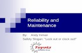 Reliability and Maintenance - NIST