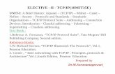 ELECTIVE –II - TCP/IP(18MIT35E)