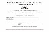 KENYA INSTITUTE OF SPECIAL EDUCATION