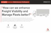 “How can we enhance Freight Visibility and Manage Fleets ...