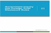 Government Inquiry into Foreign Trust Disclosure Rules ...