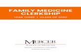 FAMILY MEDICINE CLERKSHIP - drcolquitt.com
