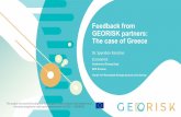 Feedback from GEORISK partners: The case of Greece