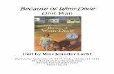 Because of Winn-Dixie Unit Plan