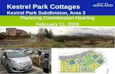 Kestrel Park Subdivision, Area 3 Planning Commission ...