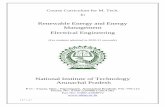 Renewable Energy and Energy Management Electrical Engineering