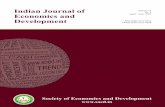 Indian Journal of Economics and Development Print ISSN ...
