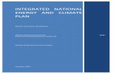 INTEGRATED NATIONAL ENERGY AND CLIMATE PLAN