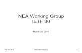 NEA Working Group IETF 80