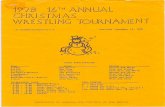 1978 Caledonia-Mumford Christmas Wrestling Tournament