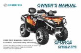 READ THIS MANUAL CAREFULLY - CFMOTO USA