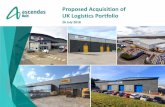 Proposed Acquisition of UK Logistics Portfolio