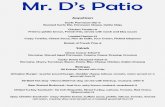 Mr. D’s Patio - Arlington Park