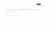 Enterprise Risk & Opportunity Management Procedures