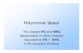 Polynomial Space