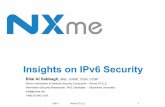 Insights on IPv6 Security