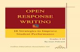 OPEN RESPONSE WRITING - Collins Education Associates