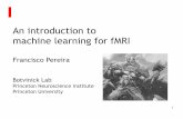 An introduction to machine learning for fMRI
