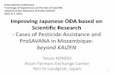 Improving Japanese ODA based on Scientific Research ...