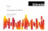 Introduction to MPLS - Sanog