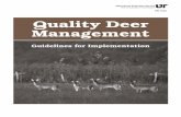 Quality Deer Management - Shelby County, Tennessee