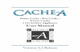 Prime-Cache / Pro-Cache / Power-Cache Archive Appliance User