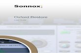 Sonnox Oxford Restore User Guide