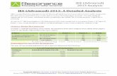 JEE (Advanced) 2013: A Detailed Analysis - Resonance