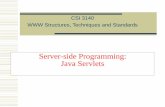Server-side Programming: Java Servlets - School of Information