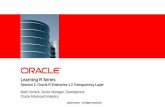 Oracle R Enterprise 1.3 Transparency Layer