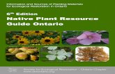 Native Plant Resource Guide Ontario - Ontario Society for Ecological