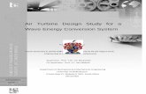 Air Turbine Design Study for Wave Energy Conversion System