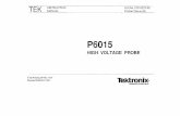 Tektronix P6015 Oscilloscope Probe Manual - Compliance West USA