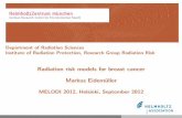 Radiation risk models for breast cancer Markus Eidem¼ller - melodi
