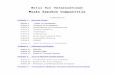 Rules for International Wushu Sanshou Competition