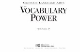 Vocabulary Power Workbook, Grade 7 - Glencoe