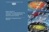 Recent Developments and Current Initiatives (2010) - IMF Statistics