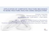 application of composite fracture mechanics to bone - Meditech