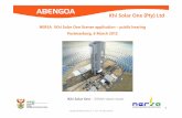 Khi Solar One (Pty) Ltd - Nersa