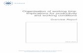 Organisation of working time: Implications for productivity - Eurofound